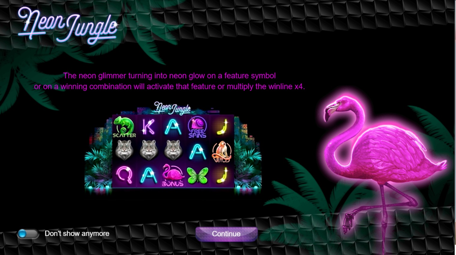 Игровой автомат Neon Jungle